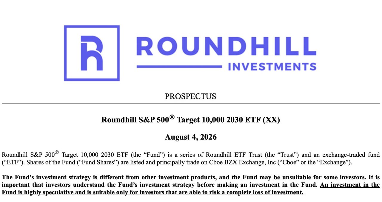投资还是投机华尔街推出一款对赌ETF，押注2030年前标普500指数站上10000点